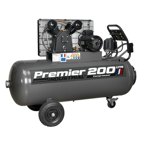 Sealey SAC3203B3PH Premier 200L Belt Drive Air Compressor with Front Control Panel - additional view 2
