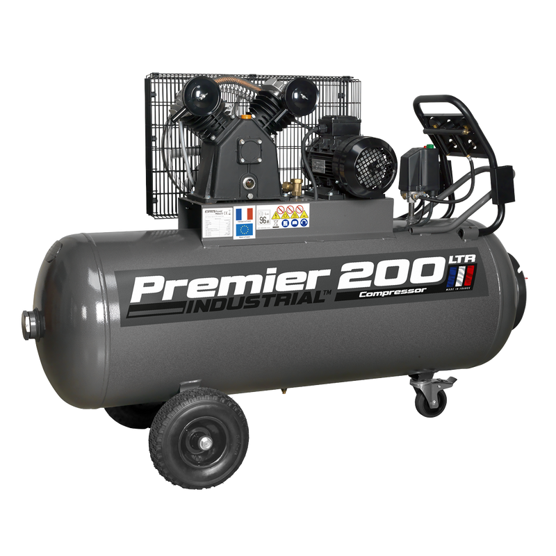 Sealey SAC3203B3PH Premier 200L Belt Drive Air Compressor with Front Control Panel - additional view 2
