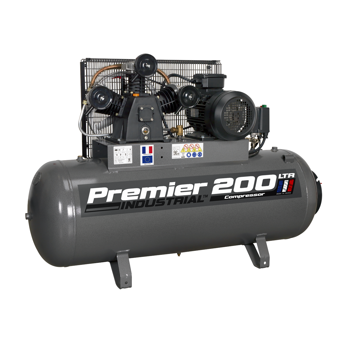 Sealey SAC32055B Premier 200L Belt Drive Air Compressor 5.5hp - additional view 7