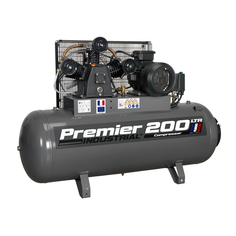 Sealey SAC32055B Premier 200L Belt Drive Air Compressor 5.5hp - additional view 7