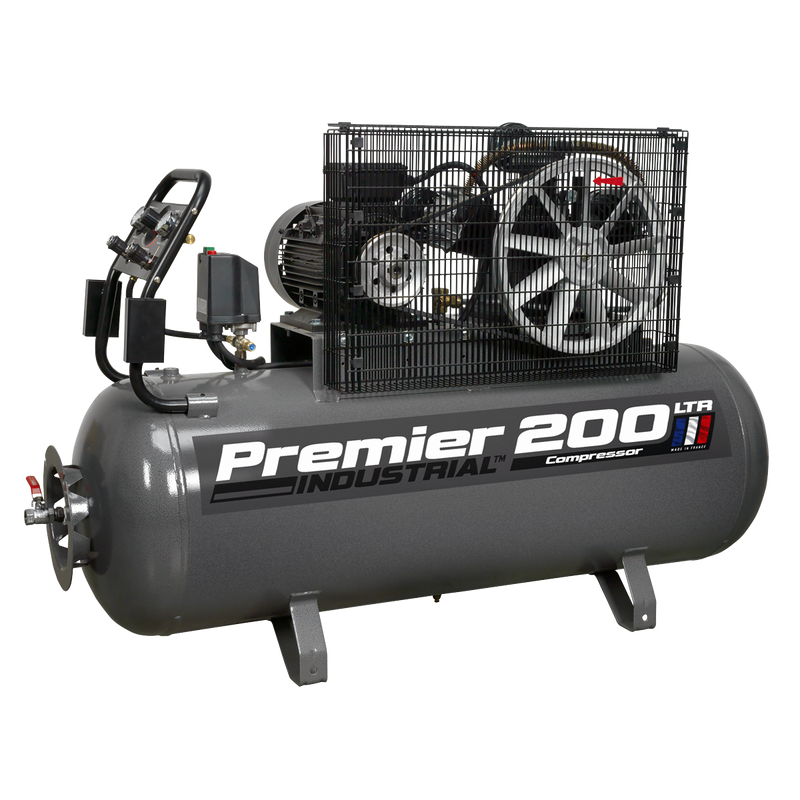 Sealey SAC32055B Premier 200L Belt Drive Air Compressor 5.5hp - additional view 8