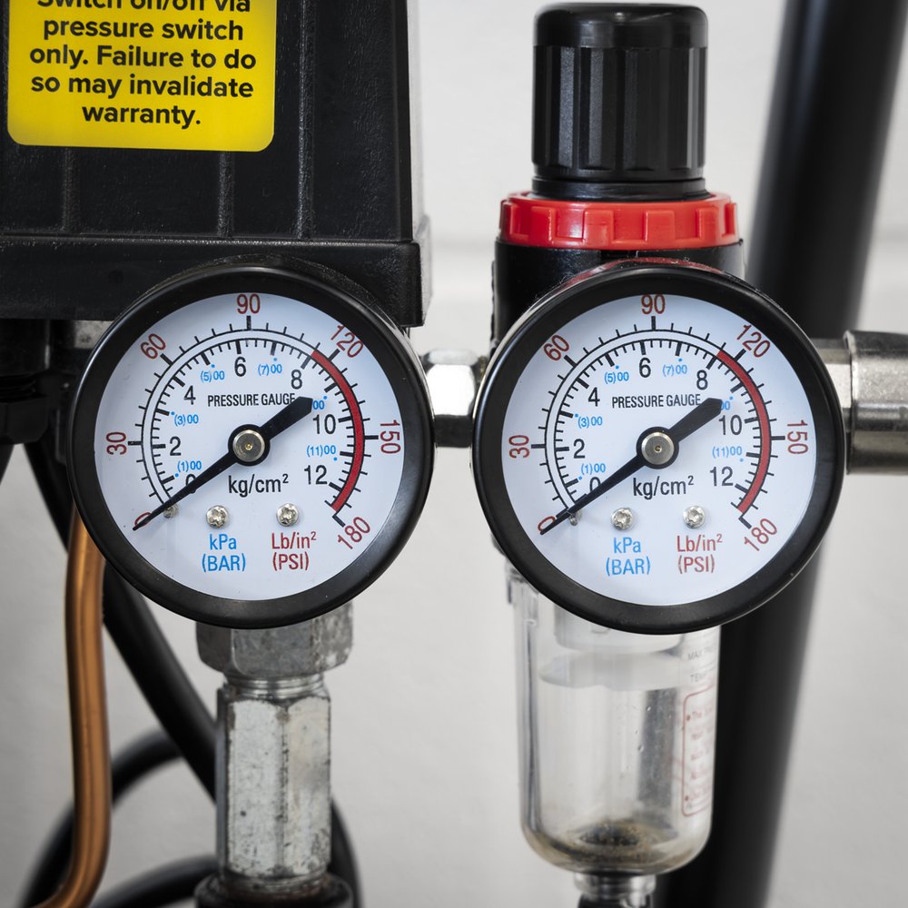 Sealey SAC5001S 50L Low Noise Oil Free Direct Drive Air Compressor 2 x 2hp - additional view 6