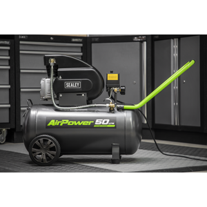 Sealey SAC5020E 50L Direct Drive Air Compressor 2hp - additional view 5