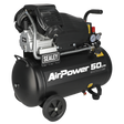 Sealey SAC5030VA 50L V-Twin Direct Drive Air Compressor 3hp