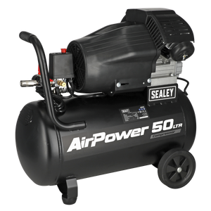 Sealey SAC5030VA 50L V-Twin Direct Drive Air Compressor 3hp - additional view 3