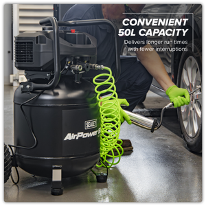 Sealey SAC50V 50L Oil Free Belt Drive Vertical Compressor 2hp - additional view 10