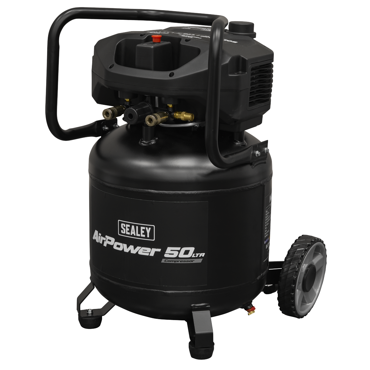 Sealey SAC50V 50L Oil Free Belt Drive Vertical Compressor 2hp