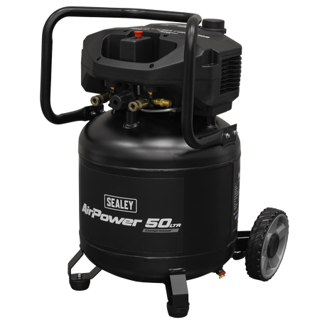 Sealey SAC50V 50L Oil Free Belt Drive Vertical Compressor 2hp