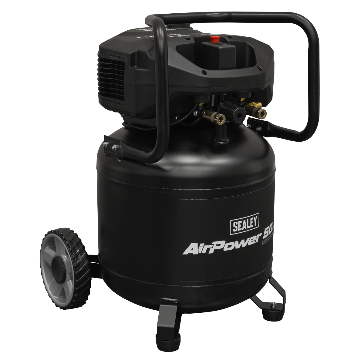Sealey SAC50V 50L Oil Free Belt Drive Vertical Compressor 2hp - additional view 2