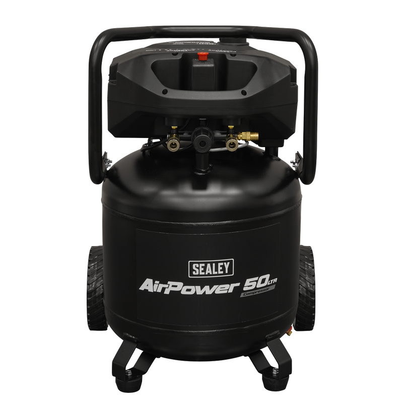 Sealey SAC50V 50L Oil Free Belt Drive Vertical Compressor 2hp - additional view 3