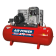 Sealey SAC52775B 270L Belt Drive Air Compressor with Cast Cylinders 7.5hp 2-Stage