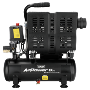 Sealey SAC6000S 6L Oil Free Low Noise Direct Drive Air Compressor 1hp - additional view 7