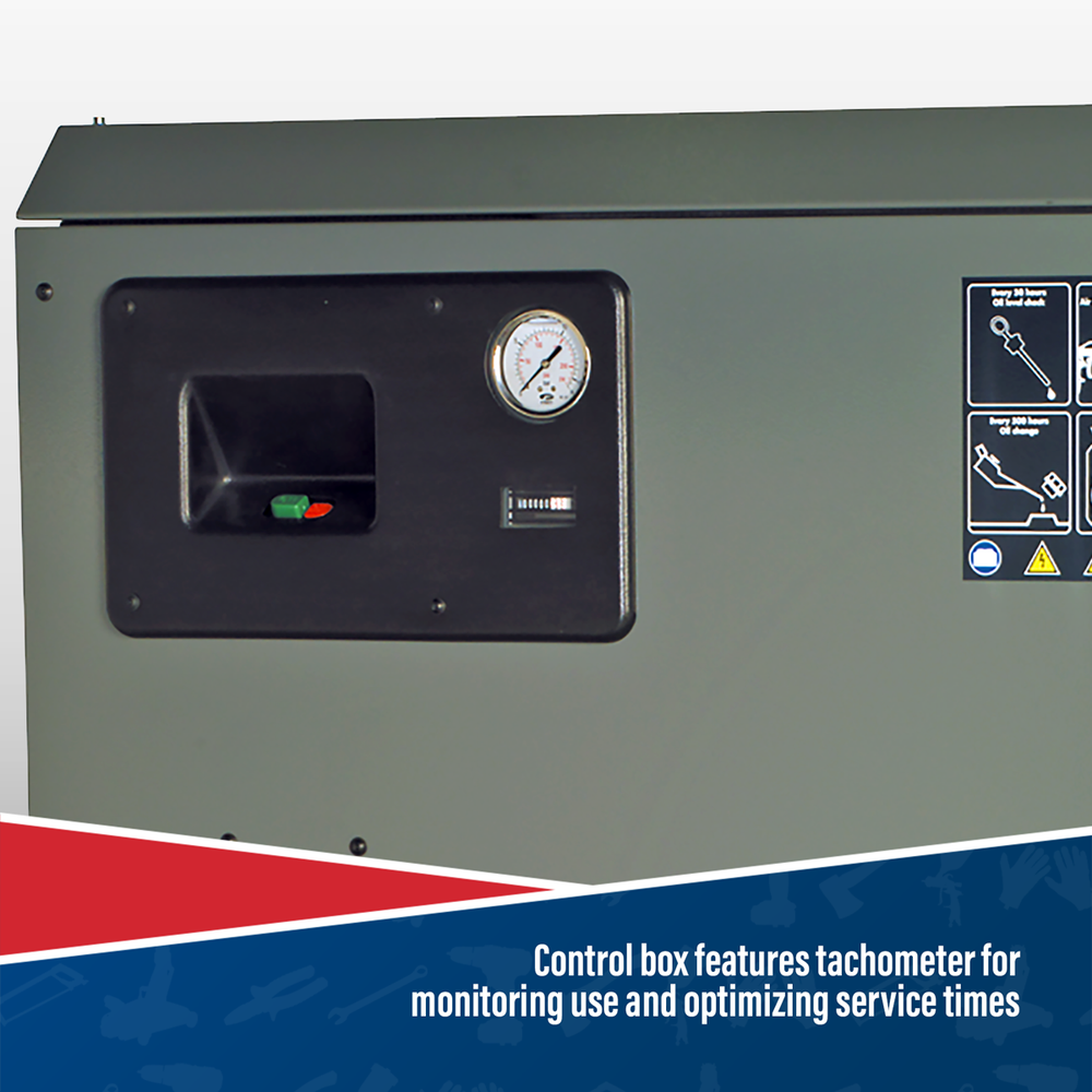 Sealey SAC72775BLN 270L Low Noise Belt Drive Air Compressor with Cast Cylinders 7.5hp 2-Stage - additional view 5