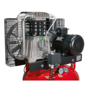 Sealey SACV52775B 270L Vertical Belt Drive Air Compressor with Cast Cylinders 7.5hp 2-Stage - additional view 3