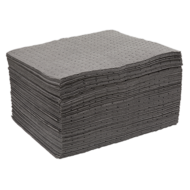 Sealey SAP01 Spill Absorbent Pads - Pack of 100