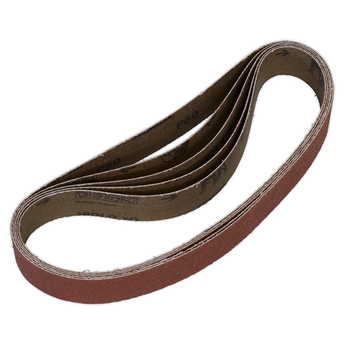 Sealey SB0010 30 x 540mm Sanding Belt 60Grit - Pack of 5