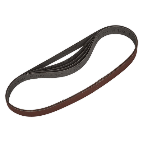 Sealey SB0019 25 x 762mm Sanding Belt 120Grit - Pack of 5