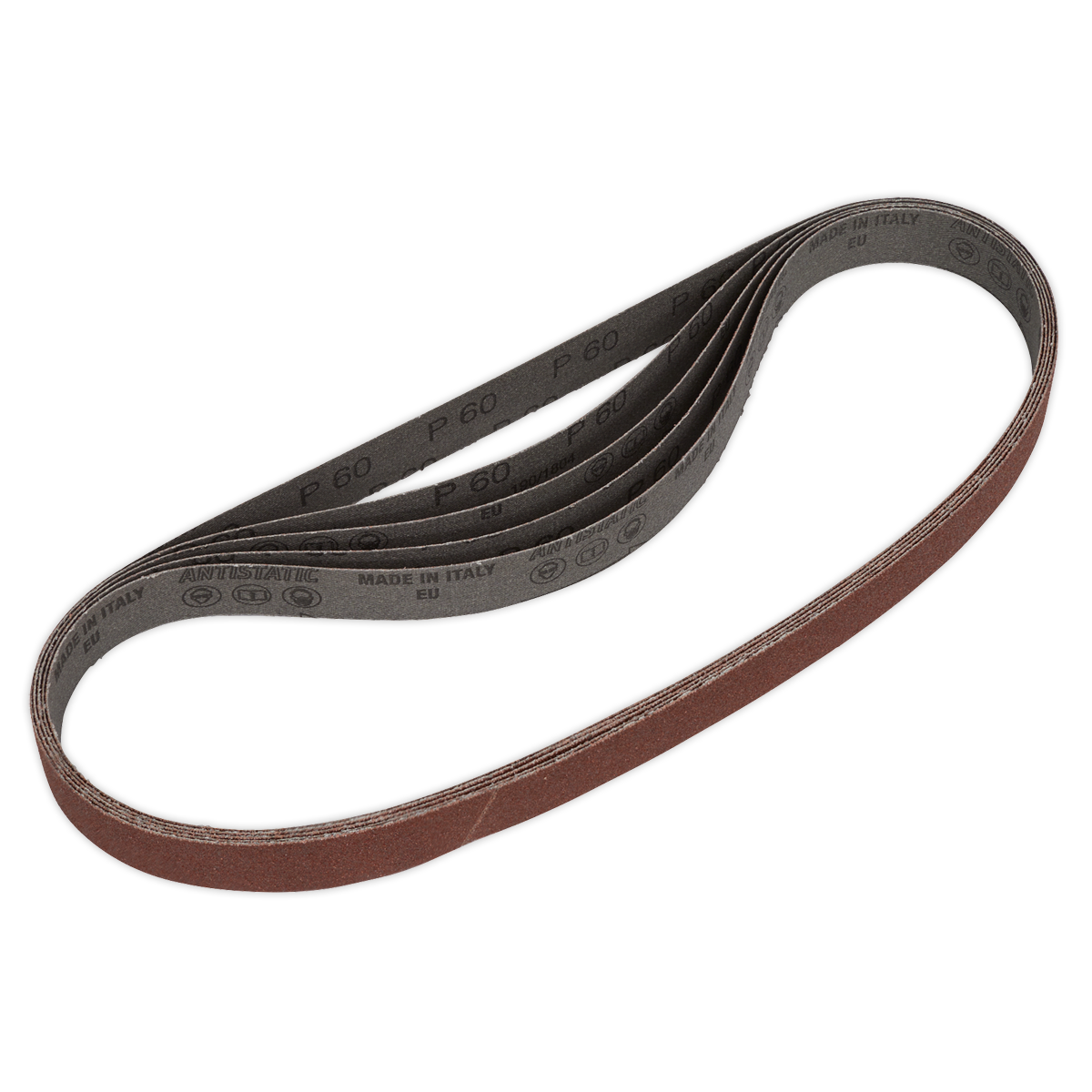 Sealey SB0020 25 x 762mm Sanding Belt 60Grit - Pack of 5