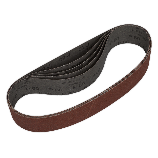 Sealey SB006 50 x 686mm Sanding Belt 60Grit - Pack of 5