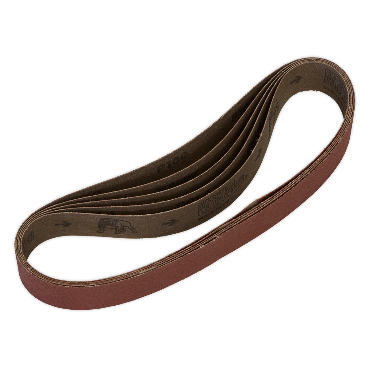 Sealey SB008 30 x 540mm Sanding Belt 100Grit - Pack of 5