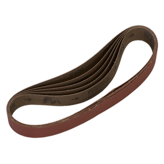 Sealey SB008 30 x 540mm Sanding Belt 100Grit - Pack of 5