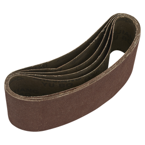 Sealey SB120457 76 x 457mm Sanding Belt 120Grit - Pack of 5