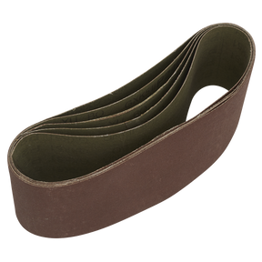 Sealey SB240457 76 x 457mm Sanding Belt 240Grit - Pack of 5