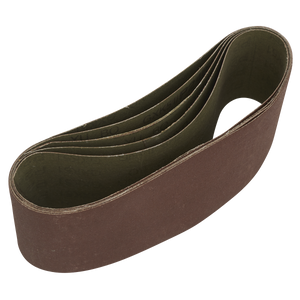 Sealey SB240457 76 x 457mm Sanding Belt 240Grit - Pack of 5