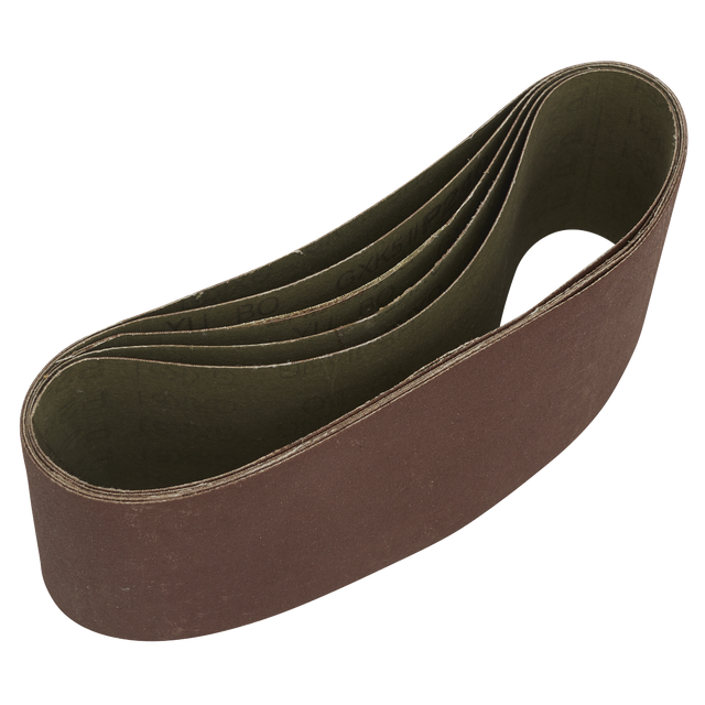 Sealey SB240457 76 x 457mm Sanding Belt 240Grit - Pack of 5