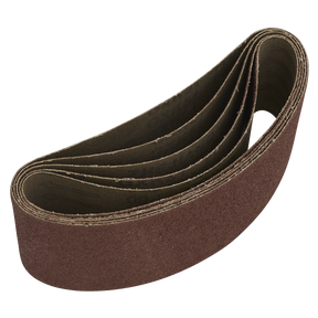 Sealey SB60457 76 x 457mm Sanding Belt 60Grit - Pack of 5
