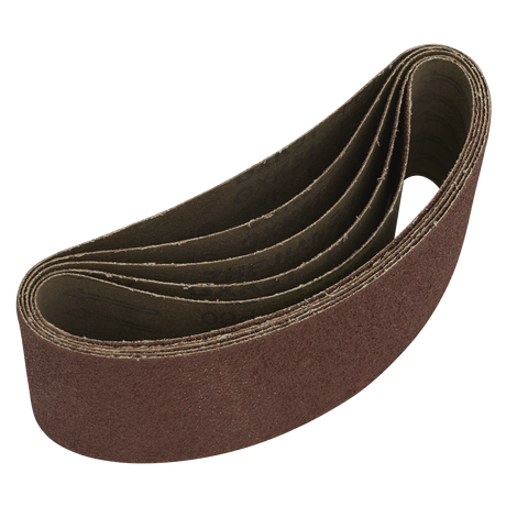 Sealey SB60457 76 x 457mm Sanding Belt 60Grit - Pack of 5