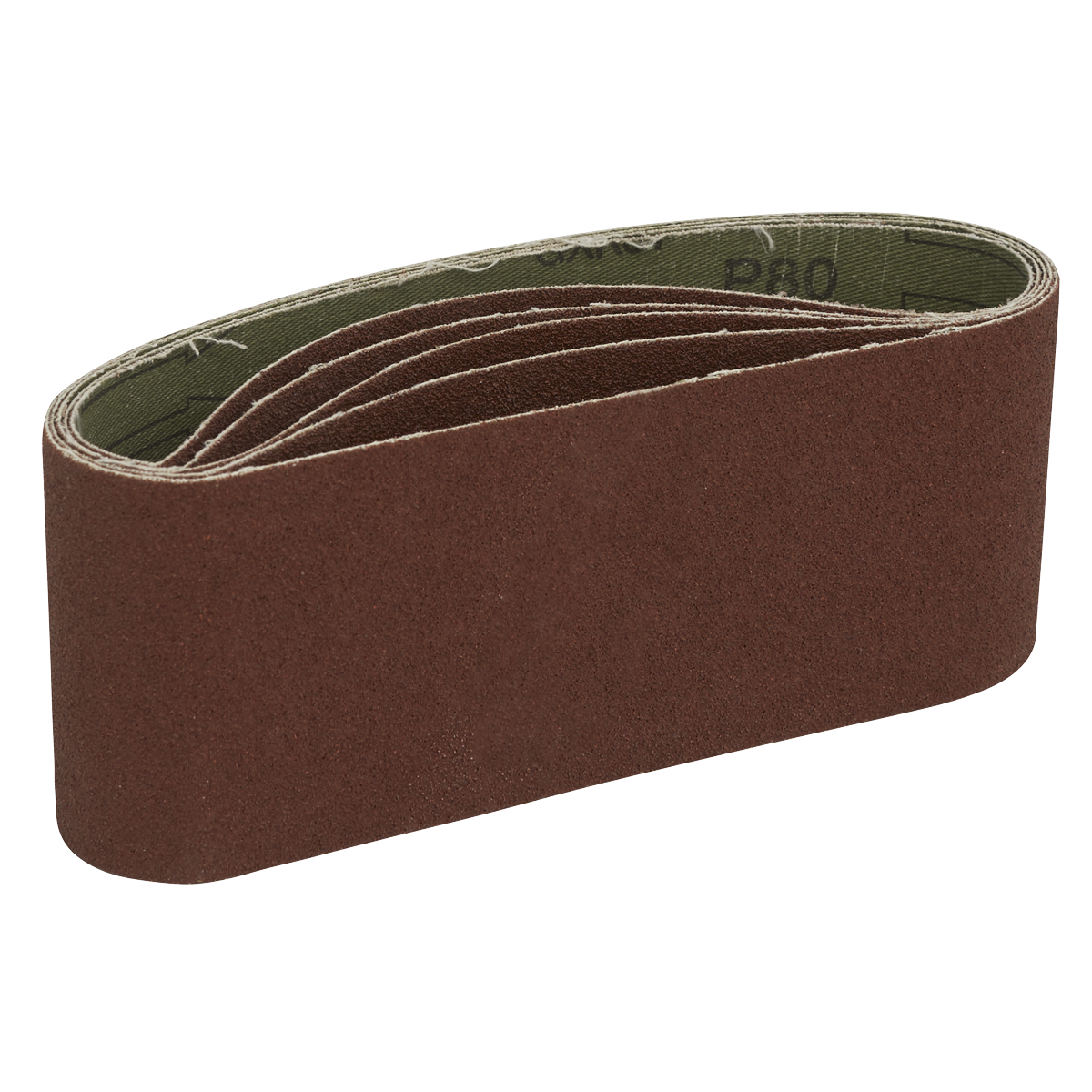 Sealey SB80457 76 x 457mm Sanding Belt 80Grit - Pack of 5 - additional view 2
