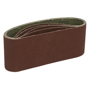 Sealey SB80457 76 x 457mm Sanding Belt 80Grit - Pack of 5 - additional view 2