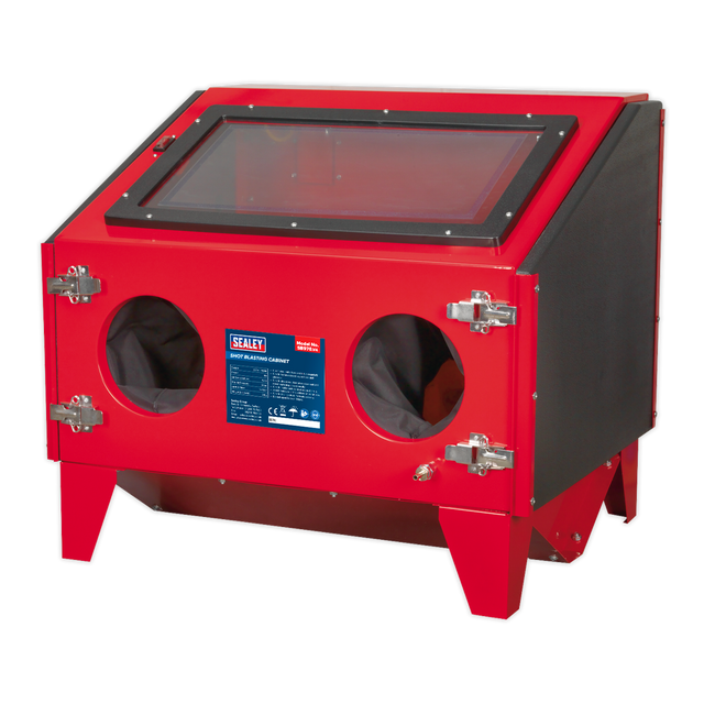 Sealey SB970 Shot Blasting Double Access Cabinet with Gun 695 x 580 x 625mm