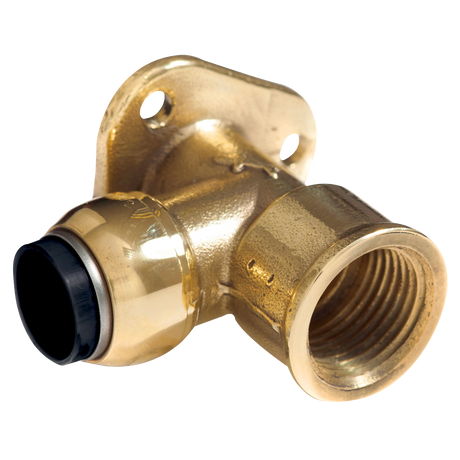 Sealey SBA22BWE SharkBite® Brass Wingback Elbow 22mm x 3/4"BSP