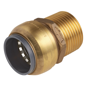 Sealey SBA28BSA SharkBite® Brass Straight Adaptor 28mm x 1"BSPT
