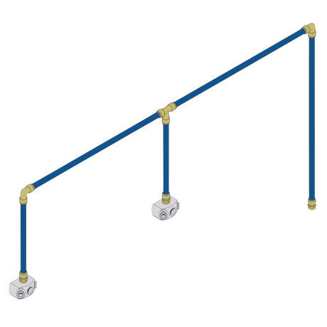 Sealey SBAKIT215 SharkBite® 12m 2-Drop Air Supply System Kit 15mm