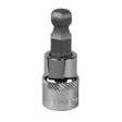 Sealey SBBH008 Premier Ball-End Hex Socket Bit 3/8"Sq Drive 10mm