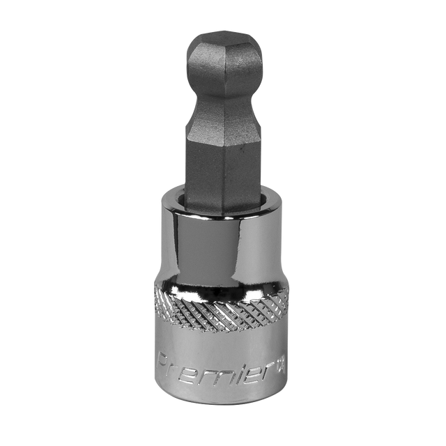 Sealey SBBH008 Premier Ball-End Hex Socket Bit 3/8"Sq Drive 10mm