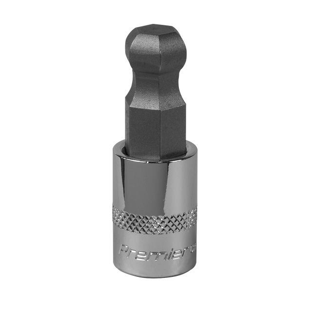 Sealey SBBH009 Premier Ball-End Hex Socket Bit 3/8"Sq Drive 12mm
