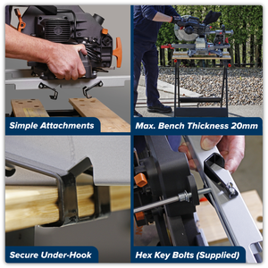 Sealey SBC01 Benchclaw® Mitre Saw Workbench Clamp - additional view 18