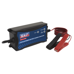 Sealey SBC4 12V Fully Automatic Battery Maintainer/Charger 4A
