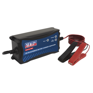 Sealey SBC4 12V Fully Automatic Battery Maintainer/Charger 4A