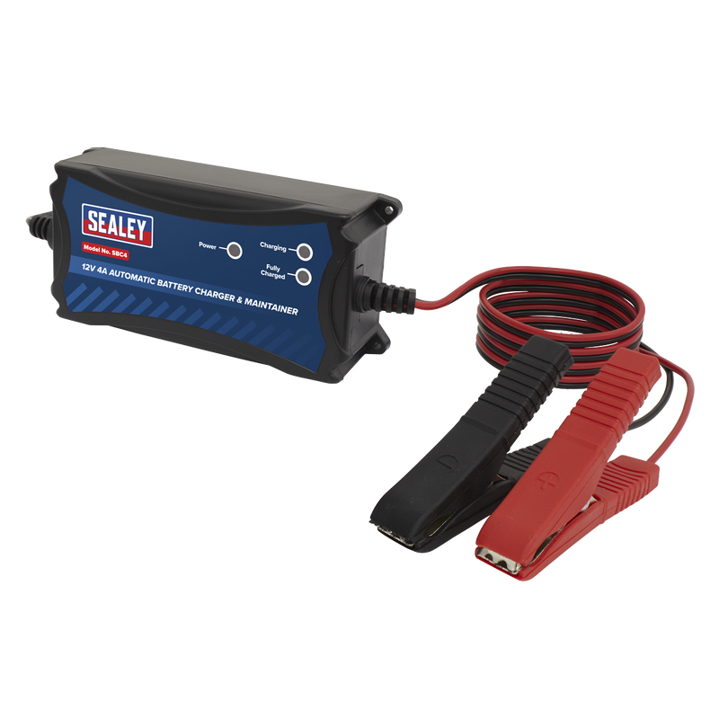 Sealey SBC4 12V Fully Automatic Battery Maintainer/Charger 4A - additional view 2