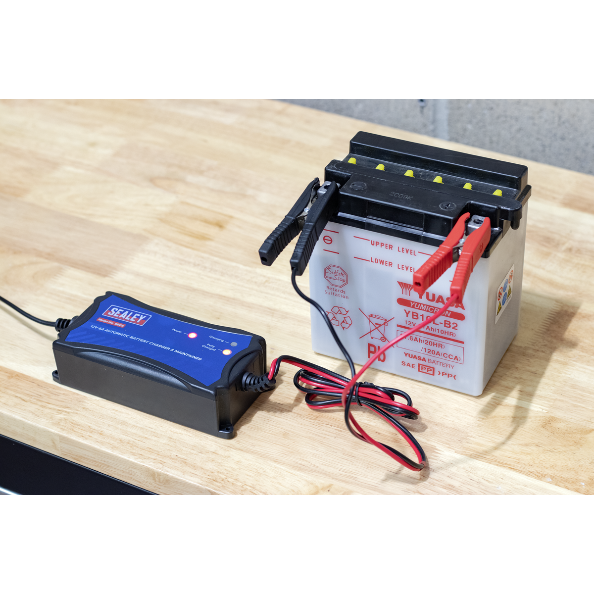 Sealey SBC6 12V Fully Automatic Battery Maintainer/Charger 6A - additional view 5