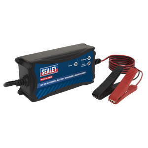 Sealey SBC6 12V Fully Automatic Battery Maintainer/Charger 6A