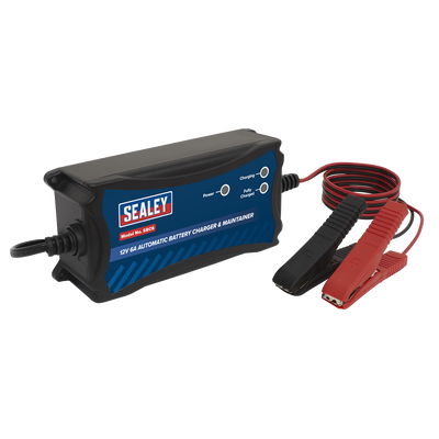 Sealey SBC6 12V Fully Automatic Battery Maintainer/Charger 6A