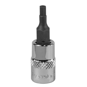 Sealey SBH001 Premier Hex Socket Bit 1/4"Sq Drive 3mm