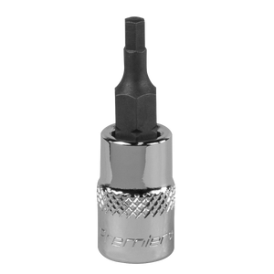 Sealey SBH001 Premier Hex Socket Bit 1/4"Sq Drive 3mm