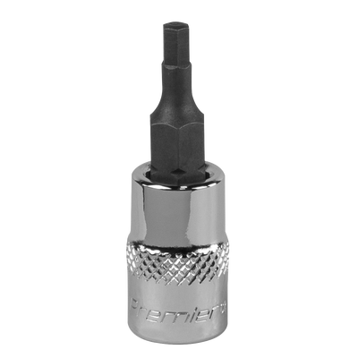 Sealey SBH001 Premier Hex Socket Bit 1/4"Sq Drive 3mm